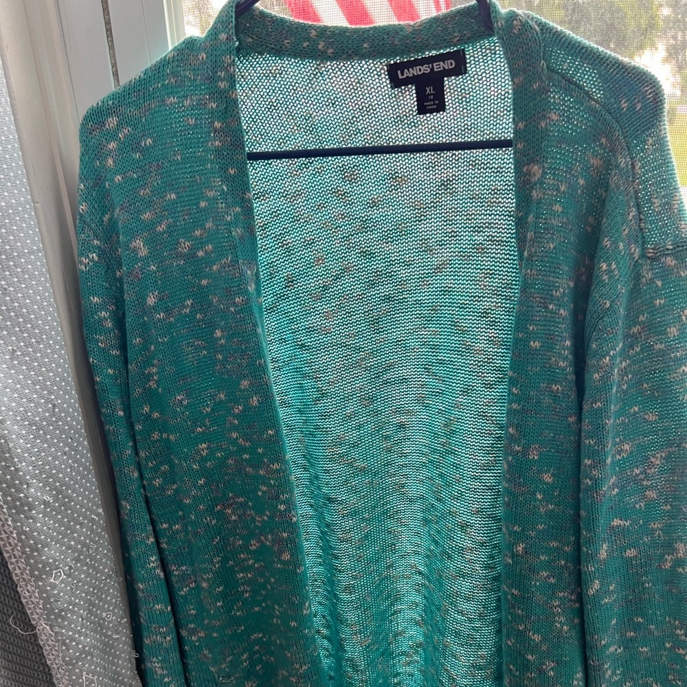 Lands End cardigan
